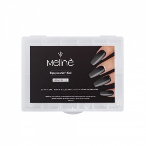 Tips para Soft Gel Medium Coffin Meliné