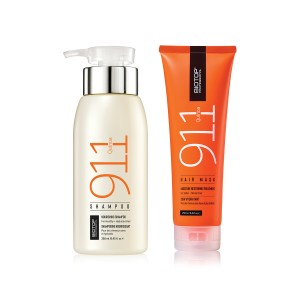 Kit Hidratación Shampoo 250ml + Mascarilla 250ml Línea 911 Biotop Professional
