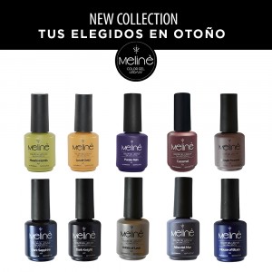 Combo 10 Esmaltes Semipermanentes Gel Uv/led Meliné Colección Otoño
