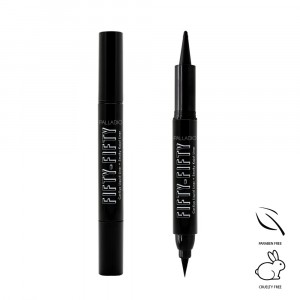 Delineador Doble Cat Eye + Smokey Kajal Fifty Fifty Palladio