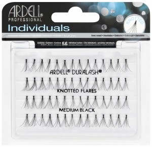 Pestañas Postizas Individuales x56 unidades Knotted Medium Black Ardell