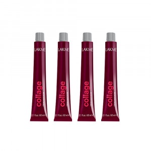 Combo 4 Tinturas Collage Creme Hair Color x60ml Lakmé