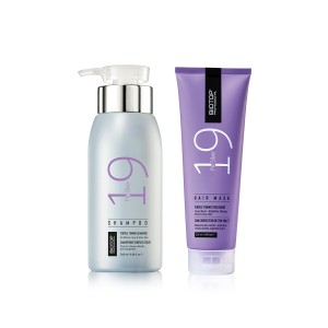 Kit Rubio Shampoo 250ml + Mascarilla 250ml Línea 19 Biotop Professional