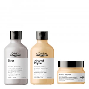 Kit Absolut Repair + Shampoo Silver L'Oréal Professionnel